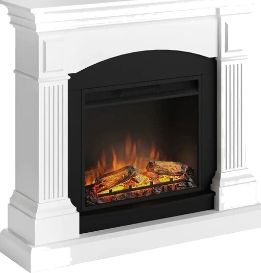 Tagu Magna Tradisjonell Elektrisk Peis - Hvit (ELP-50-415-Powerflame1)