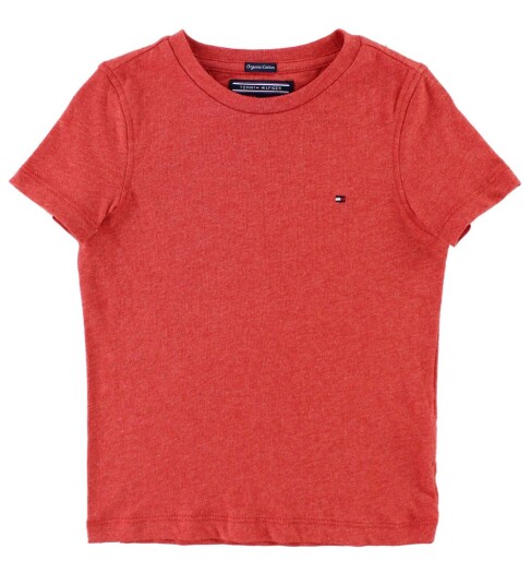 Tommy Hilfiger Boys Basic Cn Knit S/S   Red   176