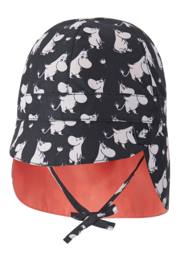 Reima Moomin Solskydd solhatt - black Reima Moomin Solskydd solhatt - black