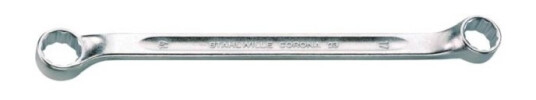 Dobbelt Ringnøgle 23 16X17mm Fladforkrøp Dobbelt Ringnøgle 23 16X17mm Fladforkrøp