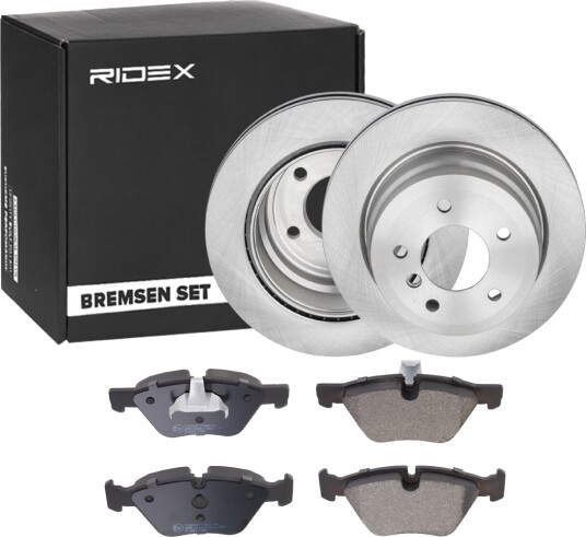 Bremseskiver og -klosser RIDEX 3405B0962