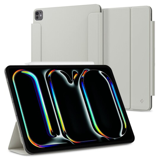Spigen ACS06511 Folio deksel for iPad Pro 13" Grå