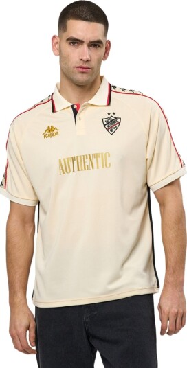 Kappa Banda Stafen Polo T skjorte Unisex Beige XL Kappa Banda Stafen Polo T skjorte Unisex Beige XL