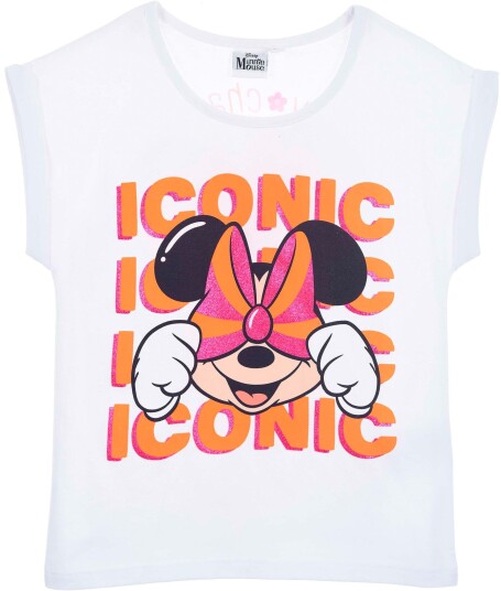 Disney Minni Mus T-skjorte White 8 år