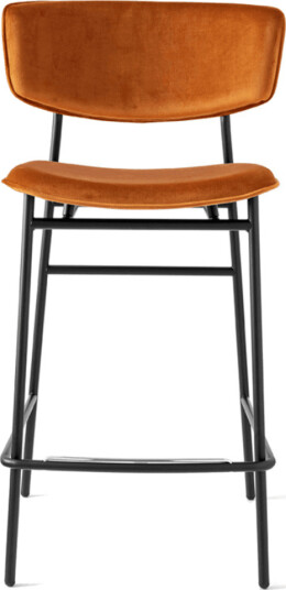 Fifties Barkrakk Matt svart / Sand