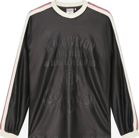 Deus Ex Machina Kazuko Jersey   ANTHRACITE GREY   S