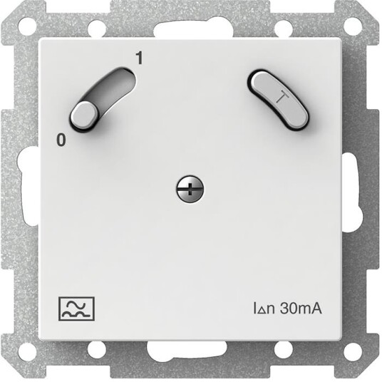 Schneider Electric Exxact WDE002389 Jordfeilbryter innfelt med testknapp Stikkontakter & kabler