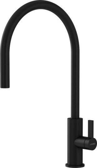 Lavabo Alkymist 587 RS kjøkkenkran med uttrekkbar servant, matt svart Sort