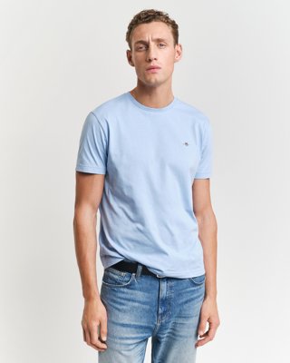 Klassisk t-skjorte i regular-fit CAPRI BLUE XXS
