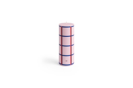 Hay Column Kubbelys Medium Rød / Mørkeblå / Light Pink Hay Column Kubbelys Medium Rød / Mørkeblå / Light Pink