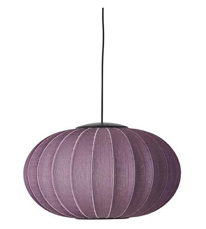 Made By Hand Knit-Wit Oval Taklampe Ø57 Burgunder LED Made By Hand Knit-Wit Oval Taklampe Ø57 Burgunder LED
