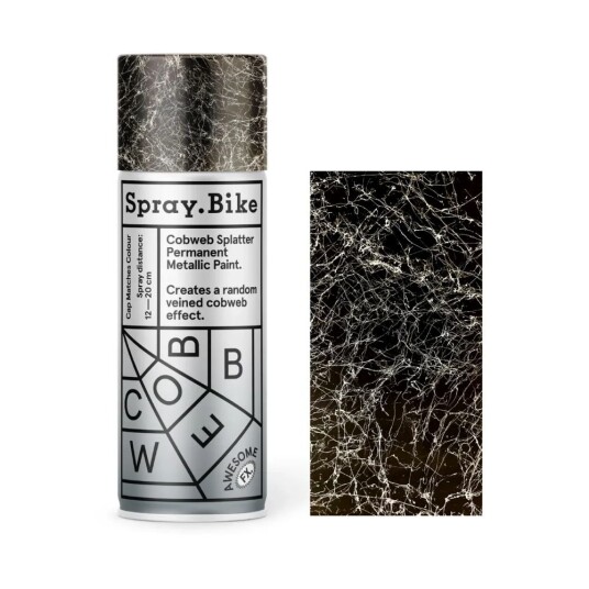 Spray.Bike spraymaling 400 ml Awesome FX Cobweb sølv Spray.Bike spraymaling 400 ml Awesome FX Cobweb sølv