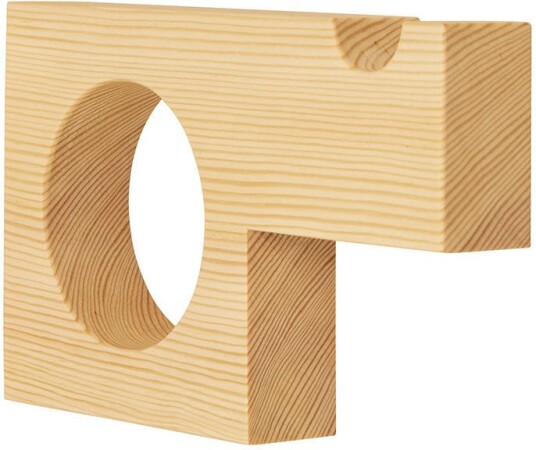 Vaarnii 010 Circles Wall Hook Cut Out Garderobestativ Sarah Kaye Rodden Tre Farget