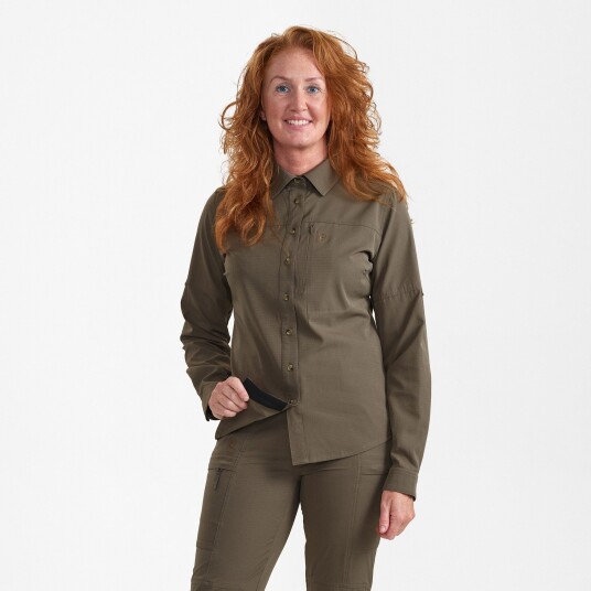 Deerhunter Lady Canopy Shirt Stone Grey 44 36