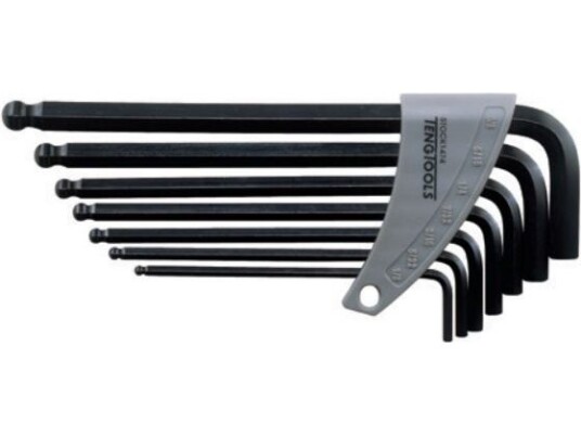Teng Tools Unbrakonøkler Type L 1/8 - 3/8" Med Kule 7 Stk.  109550202 