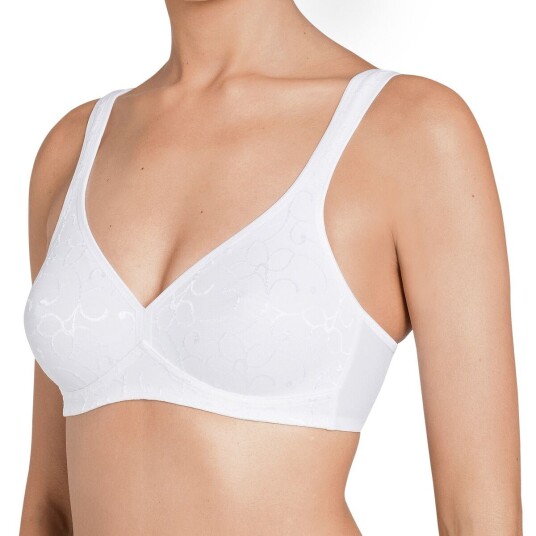 Triumph BH Elegant Cotton N Hvit E 90 Dame