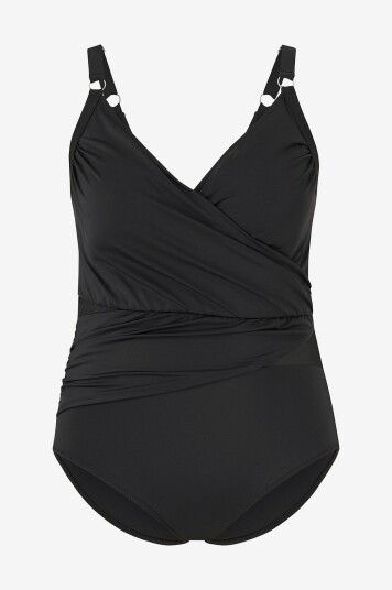 Zizzi Badedrakt sBasic Sc Swimsuit Svart Zizzi Badedrakt sBasic Sc Swimsuit Svart
