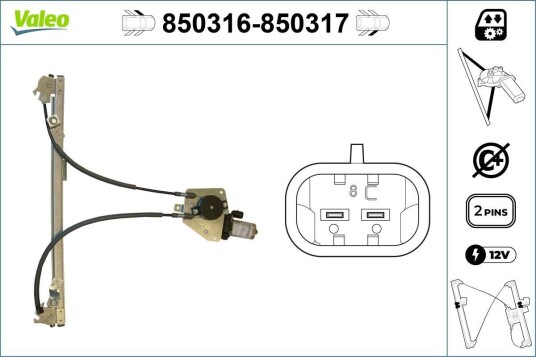Vindusheis VALEO 850316