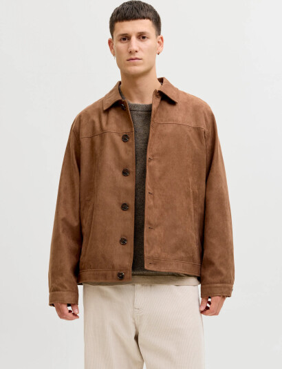 Jack & Jones Jjecasablanca Shacket Noos Brown S