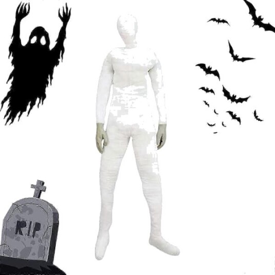 Halloween Bøybar Mannekeng i Naturlig Størrelse