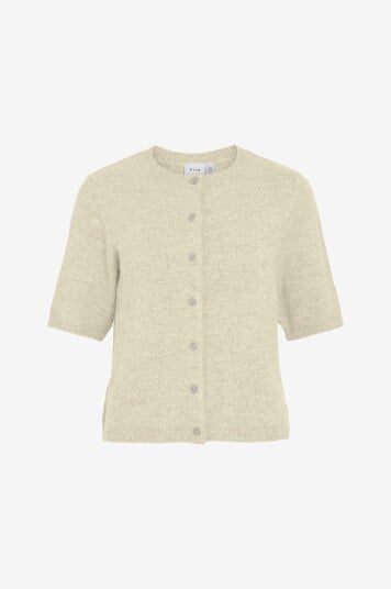 Vila Pullover viDainty O neck 2/4 Knit Cardigan Brun