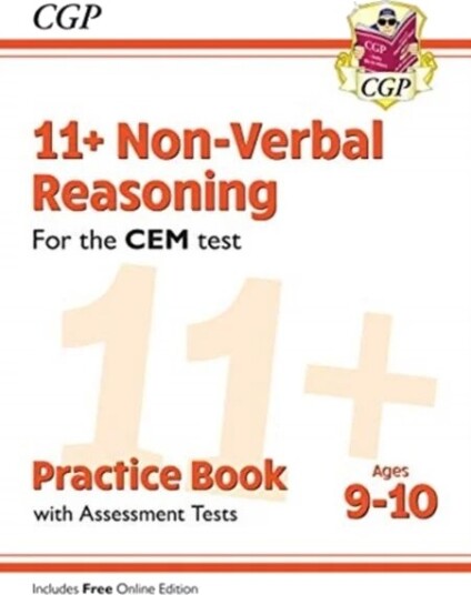 11+ Cem Non-Verbal Reasoning Practice Book & Assessment Tests - Ages 9-10 (With Online Edition): Per Av Cgp Books