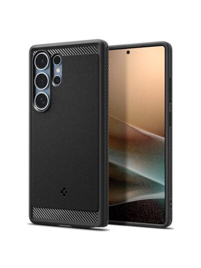 Spigen Rugged Armor MagSafe Svart Skall for Samsung Galaxy S25 Ultra Spigen Rugged Armor MagSafe Svart Skall for Samsung Galaxy S25 Ultra