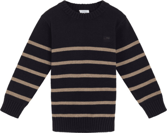 Hust & Claire Pelle stripet genser   navy (92)   92