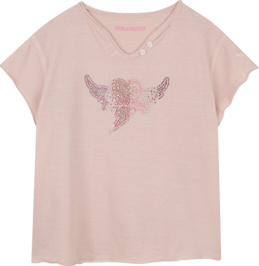 Zadig & Voltaire T-skjorte - Hus Violet m. Logo - Zadig & Voltaire - 16 år (176) - T-skjorte - Rosa Zadig & Voltaire T-skjorte - Hus Violet m. Logo - Zadig & Voltaire - 16 år (176) - T-skjorte - Rosa