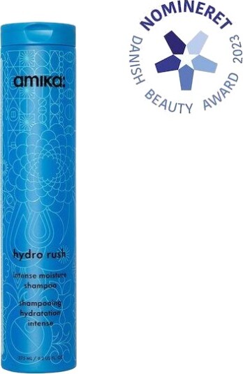 Amika Hydro Rush Fuktgivende Sjampo 275 ml for Tørt Hår Amika Hydro Rush Fuktgivende Sjampo 275 ml for Tørt Hår