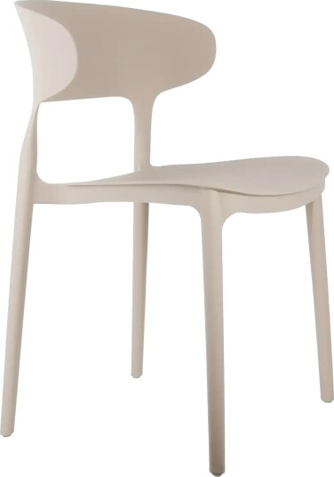Leitmotiv Dining Chair Fain Beige H75CM