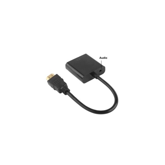 Estore HDMI Til Vga adapter Med Lydinngang