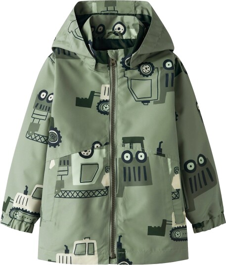 Name It Nmmmax Jacket Li Aop Noos Green 110
