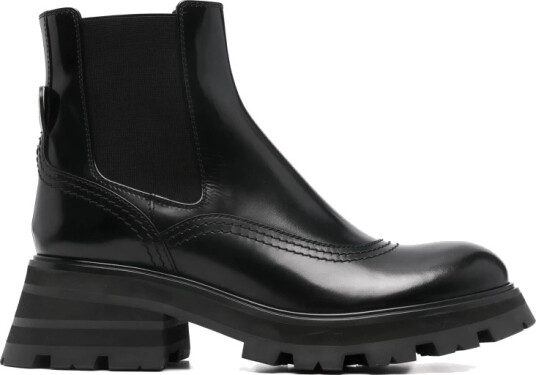 Alexander McQueen Dame Sko Svart 36 EU,