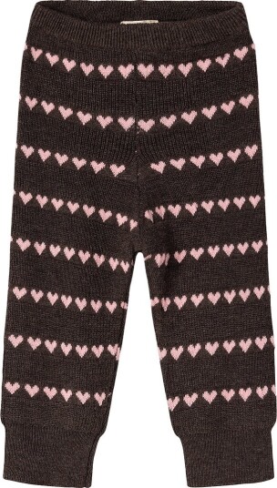 MarMar Bukser Ull/Bomull Penn Rose Glasur Hearts MarMar 86 Bukser bomull Brun Rosa