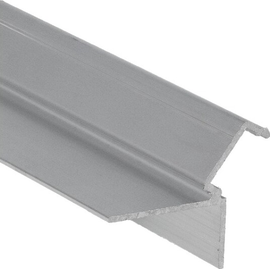 Topmet 2m aluprofil GLOW12 DOWN A1C   Ubehandlet aluminium innsparkling LED skinne