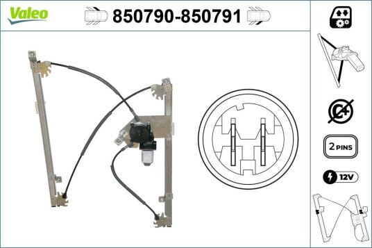Vindusheis VALEO 850790