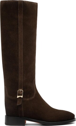 Santoni, Dame, Sko, Brun, 37 1/2 EU,