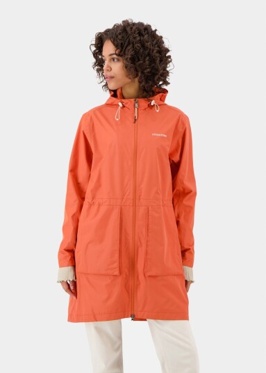 Didriksons Bella Wns Parka 2 Brique Red 34 Høstjakker Didriksons Bella Wns Parka 2 Brique Red 34 Høstjakker