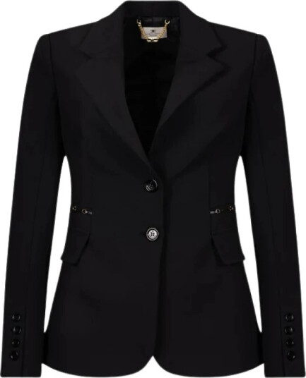 Elisabetta Franchi Dame Jakker Svart S,