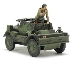 Tamiya plastbyggesett 1/48 British Armored Scout Car Dingo Mk.II