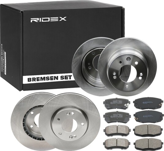 Bremseskiver og -klosser RIDEX 3405B0360
