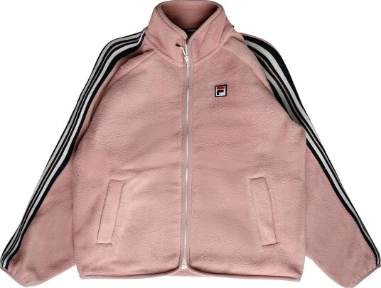 FILA Piccolino Taped Polar Fleece Jacket PALE MAUVE 98 104