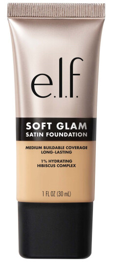 e.l.f. Soft Glam Satin Foundation 22 Light Warm - Middels Dekning med Satengfinish e.l.f. Soft Glam Satin Foundation 22 Light Warm - Middels Dekning med Satengfinish