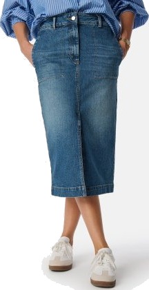 GANT Denim Slit Skirt 11 Red Carpet Gl 34