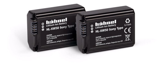 Hähnel batteripakke Sony HL-XW50 Twin pack Hähnel batteripakke Sony HL-XW50 Twin pack