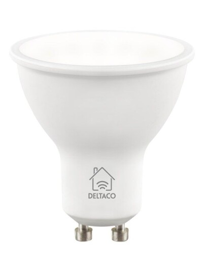 DELTACO LED-lyspære SMART HOME - LED light bulb - GU10 - 4.5 W - warm white to cool white light - 2700-6500 K GU10 DELTACO LED-lyspære SMART HOME - LED light bulb - GU10 - 4.5 W - warm white to cool white light - 2700-6500 K GU10
