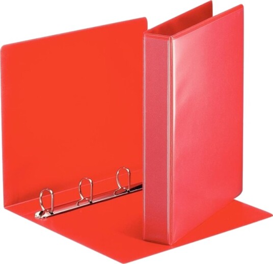 Esselte Essentials - Ringperm For Presentasjoner - For A4 (210 X 297 Mm) - Kapasitet: 280 Ark - Rød