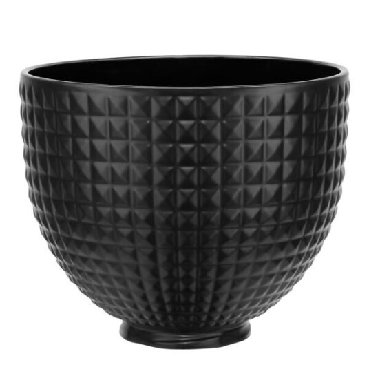 Kitchenaid Accessory keramisk bolle 4,7L black studded Kitchenaid Accessory keramisk bolle 4,7L black studded