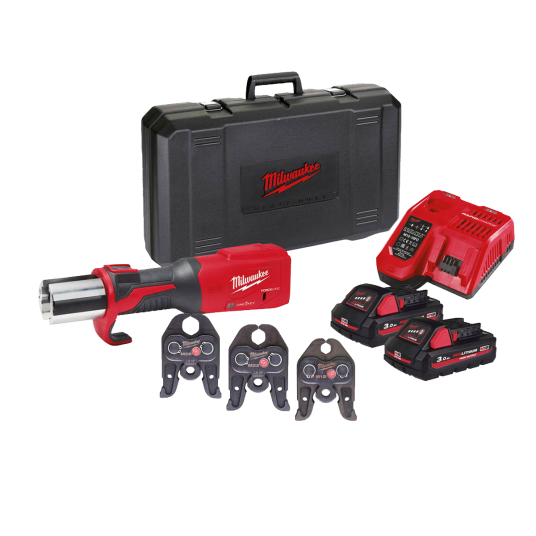 Milwaukee Pressverktøy M18 ONEBLHPT-302C 18V, 2x3.0Ah M-SET Milwaukee Pressverktøy M18 ONEBLHPT-302C 18V, 2x3.0Ah M-SET